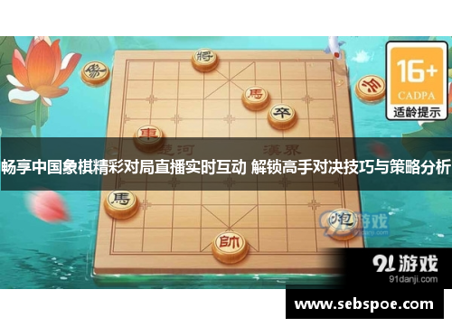 畅享中国象棋精彩对局直播实时互动 解锁高手对决技巧与策略分析